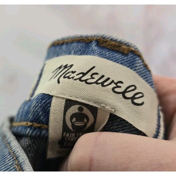 Madewell Jean Womens 31 Perfect Vintage Wide Leg High Rise Medium Wash - Picture 3 of 14